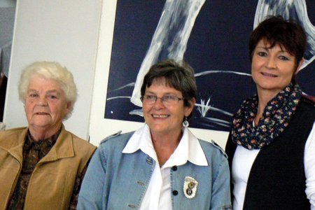 Suster Johanna, Betsie Bester en Suster Dorethea Jacobs 